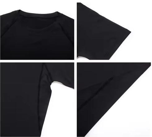 Men's Quick Dry Long Sleeve Compression Running T-Shirt