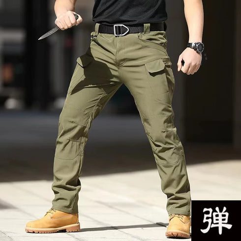 Men's Elastic Outdoor Cargo Trousers - M-5XL