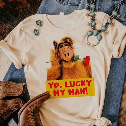 Alf Top Women's Y2K Graphic T-Shirt