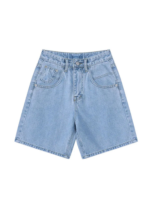 High Waist Denim Shorts for Women
