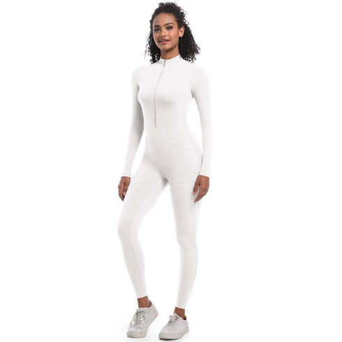 Women's Seamless Long Sleeve Sports Bodysuit