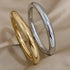 Glossy Solid Colour Thick Stainless Steel Bangle
