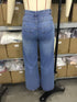 Plus Size High Waist Wide Leg Denim Jeans
