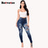 Botvotee Ripped High Waisted Skinny Jeans