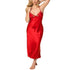 Elegant Spaghetti Strap Lace Satin Nightdress