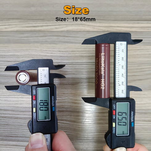 LiitoKala 3.7V 18650 HG2 3000mAh Lithium Batteries