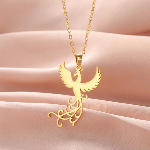 Phoenix Fire Bird Dangle Earrings for Women