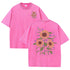 Plus Size Floral Print Cotton T-Shirt for Women