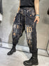 AmaxluluE Women's Printed Loose Harem Jeans