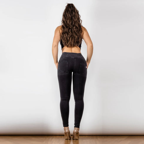 Melody Butt Lift Skinny Jeans - Black