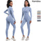 Women's Seamless Long Sleeve Sports Bodysuit