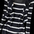 Women's 2-Piece Knit Cardigan and Striped Dress Set