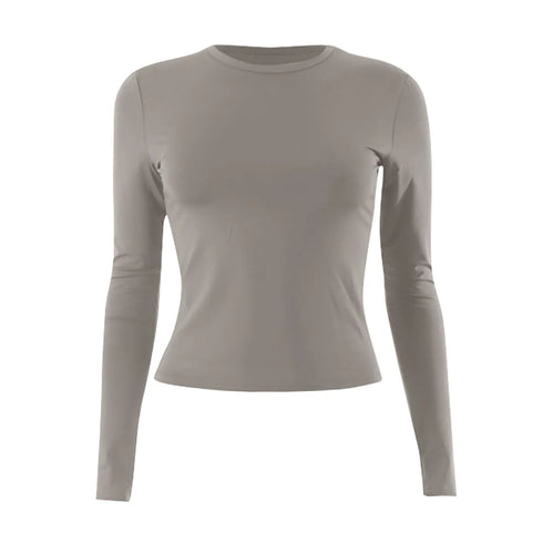 Slim Fit Long Sleeve T-Shirt for Women