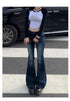 High Waist Flared Women's Jeans