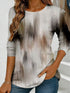 Women's Floral Watercolour Print Long Sleeve Top