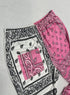 Plus Size Geometric Print Ankle-Length Pants