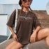 Everything Has Beauty Oversized Cotton Tee for Women