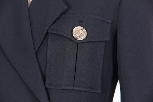 Double Breasted Blazer Dress with Belt