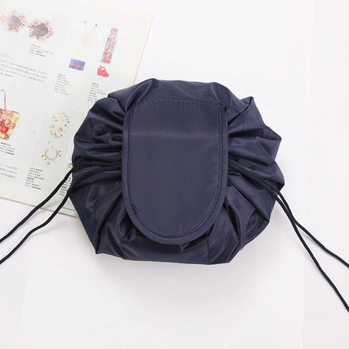 Women’s Drawstring Cosmetic Bag - Travel Makeup Organizer