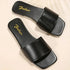 Minimalist Single Band Slide Sandals for Women
