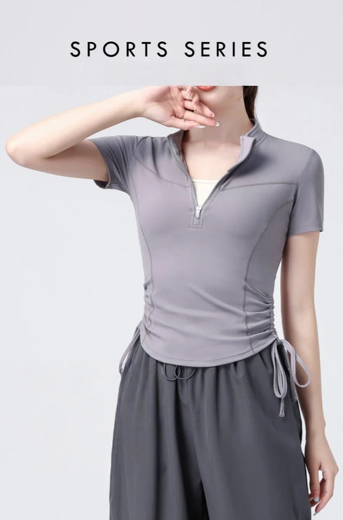 PHIGEER Ultra-Light Yoga Crop Top for Women