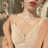 Floral Lace Turtleneck Blouse for Women