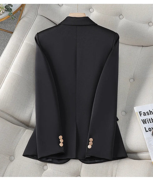 Red Slim Fit Blazer for Women