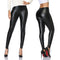 High Waist PU Leather Leggings for Women