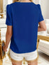 Temperament Blouse Casual Loose Woman Shirt Elegant Short Sleeve Blouse Weekday