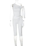 Women’s One Shoulder Sleeveless Top & Knee-Length Pants Set