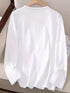 Perfectly Imperfect Graphic Print Long Sleeve T-Shirt
