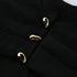Elegant Black Blazer with Gold Buttons