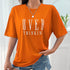 Over Thinking Letter Print Women Cotton Breathable Tee