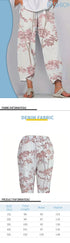 Women's Floral Oversized Summer Pants