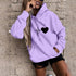 Women's Fun Print Long Sleeve Hoodie Pullover