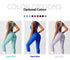 Seamless V-Back Tummy Control Yoga Bodysuit