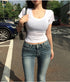 Gothic Embroidered Wide Leg Jeans for Women