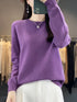 100% Merino Wool Long Sleeve Sweater for Women