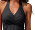 Women's Elegant Black Tankini Swimsuit Set
