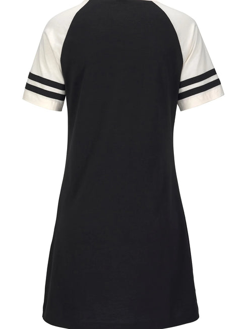 Women's Casual Short-Sleeved Nightgown