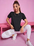 Women's Loose Fit Yoga Top with Mesh Back