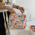 Quilted Cotton Travel Storage Bag - Retro Cherry Design