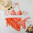 Floral Print Micro Bikini Set for Women