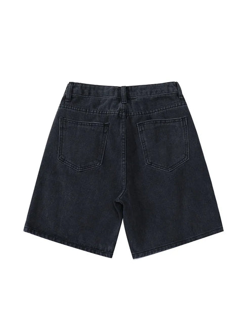 High Waist Denim Shorts for Women