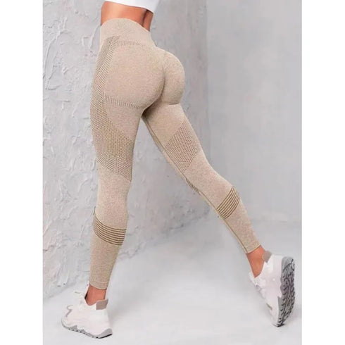 Breathable High-Waisted Yoga Leggings For Women Tummy Control Activewear