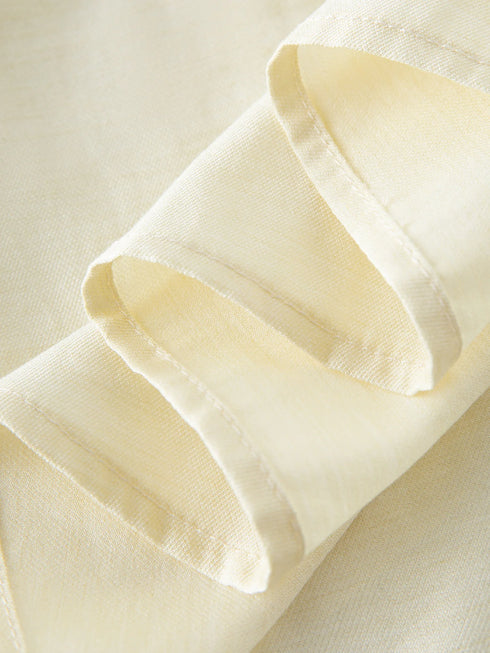 Women's Long Sleeve V-Neck Striped Blouse in Pink