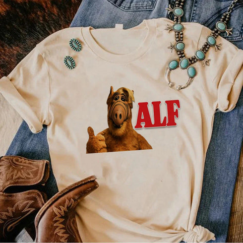 Alf Top Women's Y2K Graphic T-Shirt