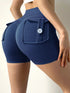 Peach Butt Fitness Cargo Shorts for Women