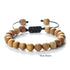 High Quality Cliff Cypress Wooden Beads Bracelets for Meditation and Yoga 10mm Handmade Stretch Jewelry