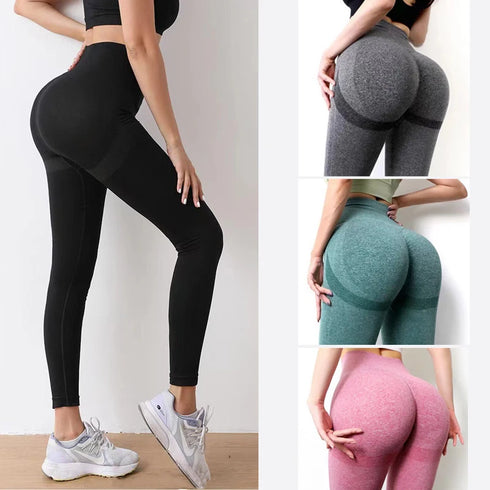 High Waist Seamless Quick Dry Yoga Leggings